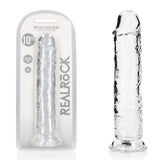 Realrock 28 cm Straight Dildo – Clear Silicone Dildo for Anal and Vaginal Use > Dildos > Large Dildos - Tophatter Daily Deals