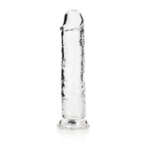 Realrock 28 cm Straight Dildo – Clear Silicone Dildo for Anal and Vaginal Use > Dildos > Large Dildos - Tophatter Daily Deals