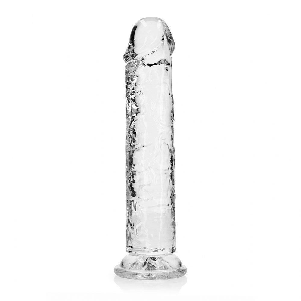 Realrock 28 cm Straight Dildo – Clear Silicone Dildo for Anal and Vaginal Use > Dildos > Large Dildos - Tophatter Daily Deals