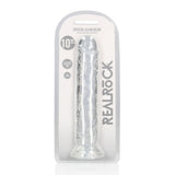 Realrock 28 cm Straight Dildo – Clear Silicone Dildo for Anal and Vaginal Use > Dildos > Large Dildos - Tophatter Daily Deals