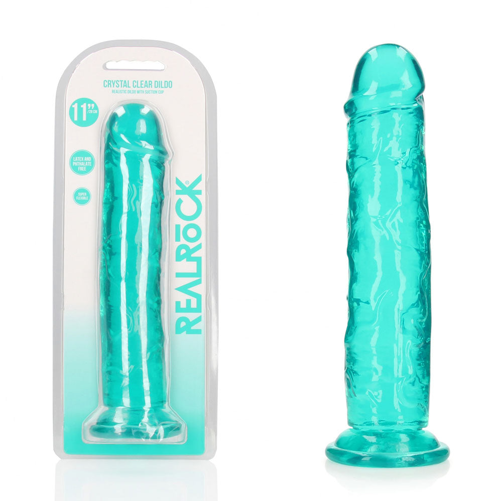 REALROCK 31 cm Straight Dildo – Clear 12 Inch Dildo > Dildos > Large Dildos - Tophatter Daily Deals