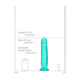 REALROCK 31 cm Straight Dildo – Clear 12 Inch Dildo > Dildos > Large Dildos - Tophatter Daily Deals