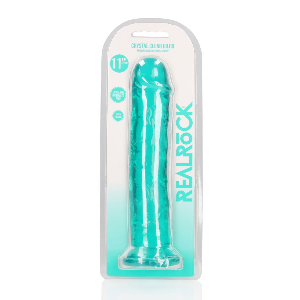 REALROCK 31 cm Straight Dildo – Clear 12 Inch Dildo > Dildos > Large Dildos - Tophatter Daily Deals