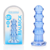 Realrock Curvy 14 cm – Clear 14 cm Butt Plug > Anal Range > Butt Plugs - Tophatter Daily Deals