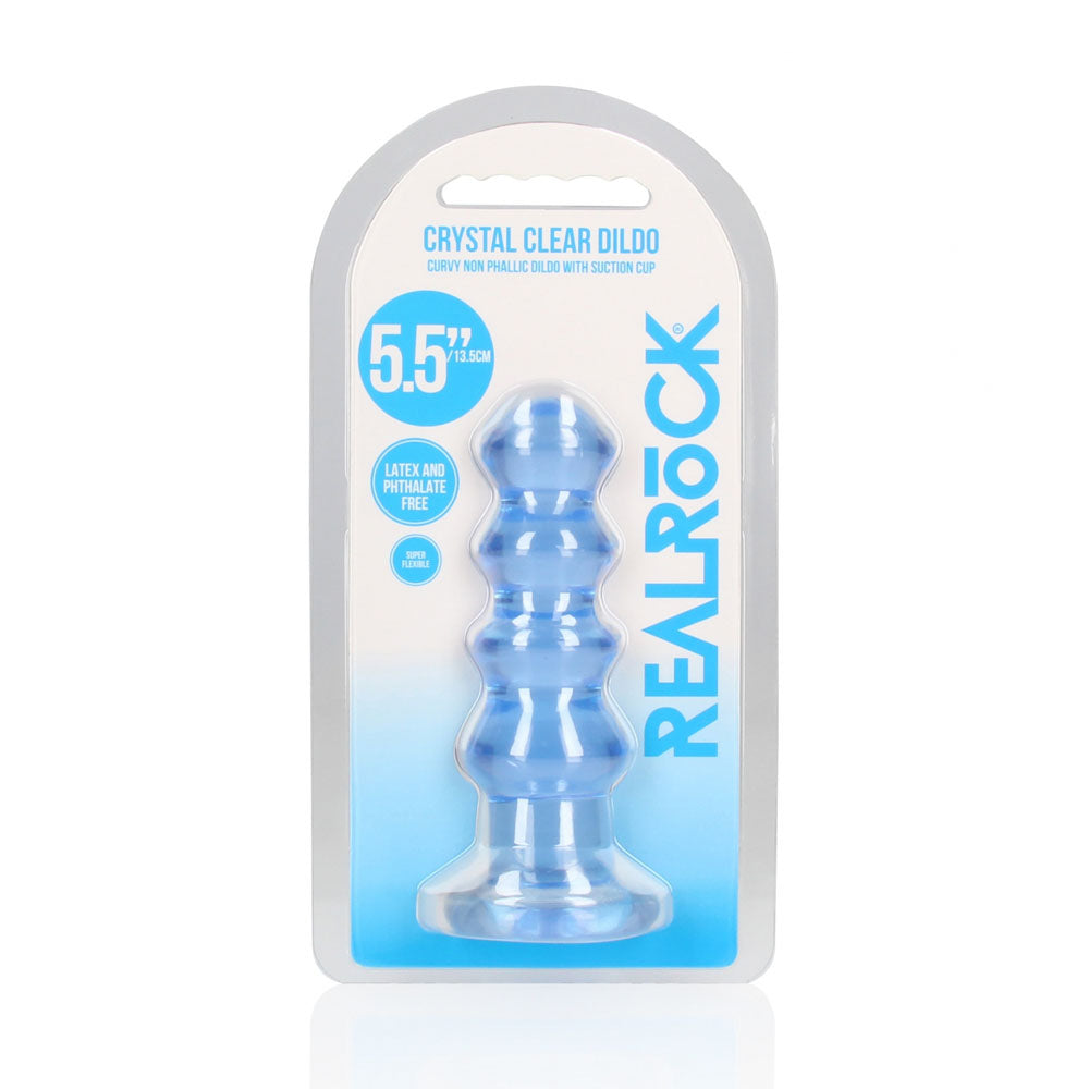 Realrock Curvy 14 cm – Clear 14 cm Butt Plug > Anal Range > Butt Plugs - Tophatter Daily Deals