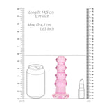 Realrock Curvy 14 cm – Clear Butt Plug > Anal Range > Butt Plugs - Tophatter Daily Deals