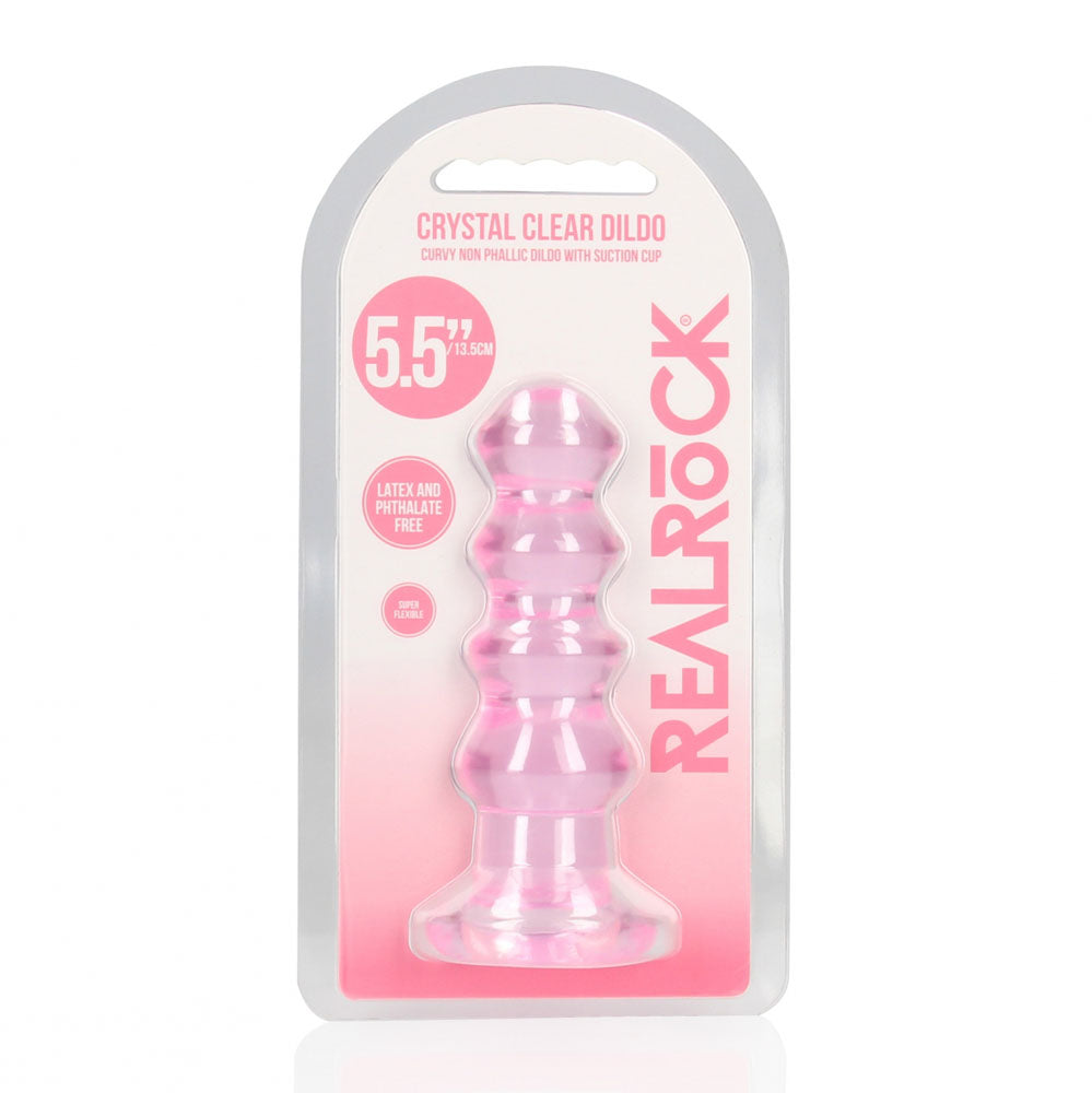 Realrock Curvy 14 cm – Clear Butt Plug > Anal Range > Butt Plugs - Tophatter Daily Deals