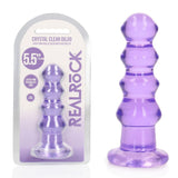 RealRock Curvy 14 cm – Clear 14 cm Butt Plug > Anal Range > Butt Plugs - Tophatter Daily Deals