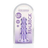 RealRock Curvy 14 cm – Clear 14 cm Butt Plug > Anal Range > Butt Plugs - Tophatter Daily Deals