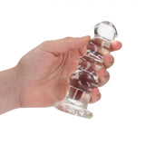 RealRock Curvy Anal Plug – 14 cm Transparent Butt Plug > Anal Range > Butt Plugs - Tophatter Daily Deals