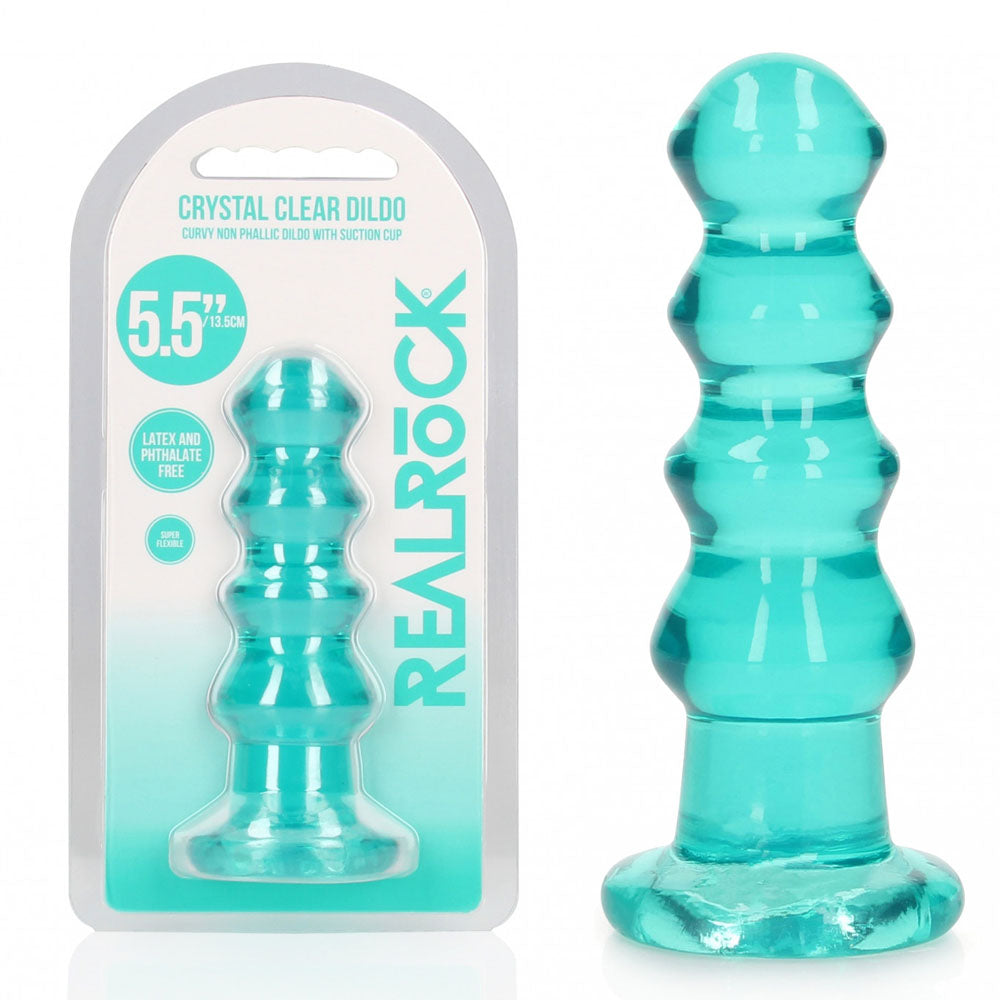 RealRock Curvy 14 cm Butt Plug – Clear Anal Plug > Anal Range > Butt Plugs - Tophatter Daily Deals