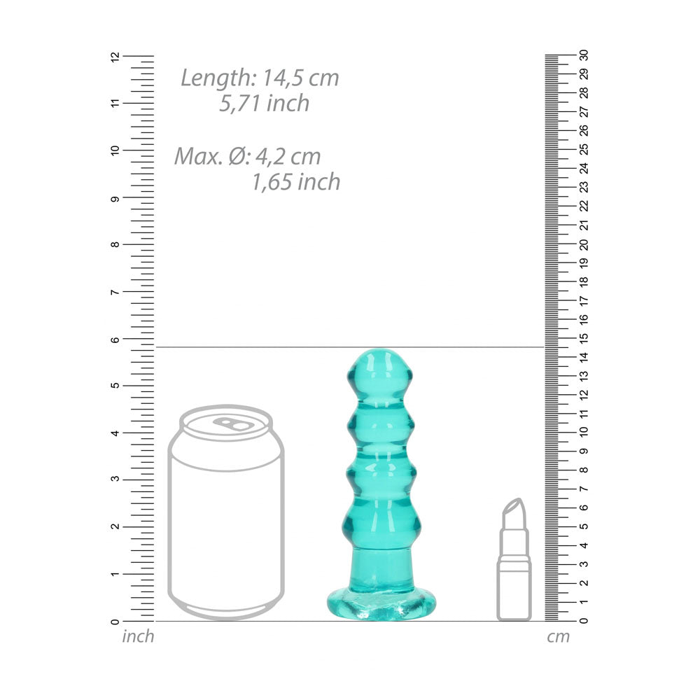 RealRock Curvy 14 cm Butt Plug – Clear Anal Plug > Anal Range > Butt Plugs - Tophatter Daily Deals