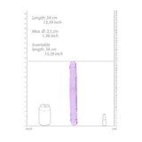 Realrock 34 Centimeter Double Dong Purple 14 Inch > Dildos > Double Dildos - Tophatter Daily Deals