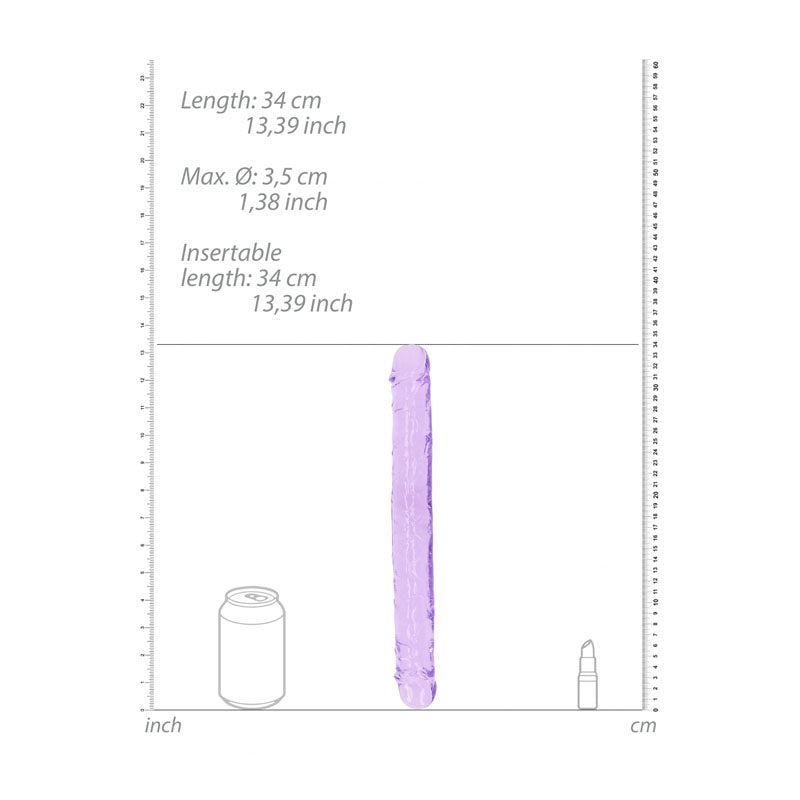 Realrock 34 Centimeter Double Dong Purple 14 Inch > Dildos > Double Dildos - Tophatter Daily Deals