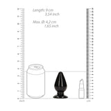 Realrock Crystal Clear 9 cm Suction Cup Anal Plug > Anal Range > Butt Plugs - Tophatter Daily Deals