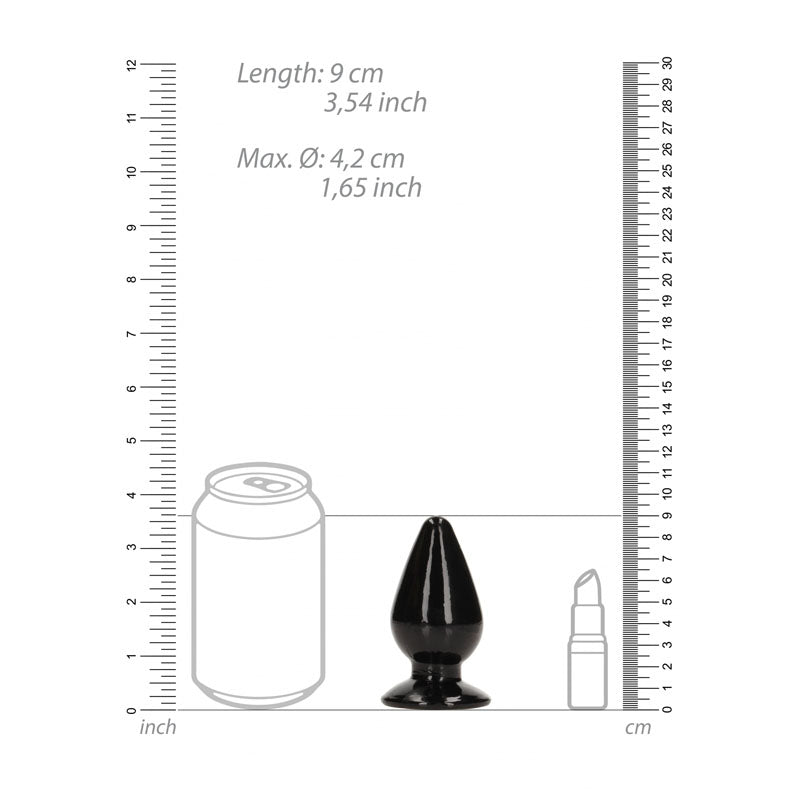Realrock Crystal Clear 9 cm Suction Cup Anal Plug > Anal Range > Butt Plugs - Tophatter Daily Deals