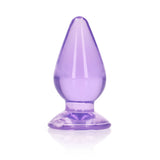 Realrock Crystal Clear 9 cm Suction Cup Anal Plug > Anal Range > Butt Plugs - Tophatter Daily Deals