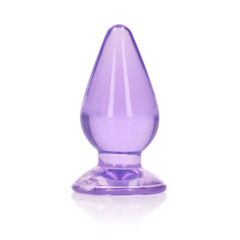 Realrock Crystal Clear 9 cm Suction Cup Anal Plug > Anal Range > Butt Plugs - Tophatter Daily Deals