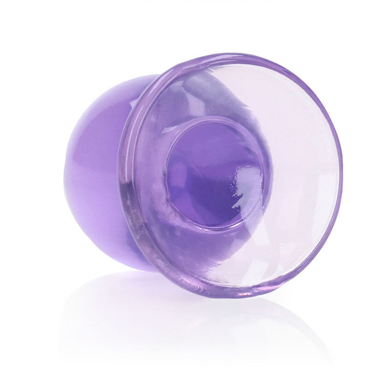 Realrock Crystal Clear 9 cm Suction Cup Anal Plug > Anal Range > Butt Plugs - Tophatter Daily Deals