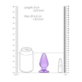 Realrock Crystal Clear 9 cm Suction Cup Anal Plug > Anal Range > Butt Plugs - Tophatter Daily Deals