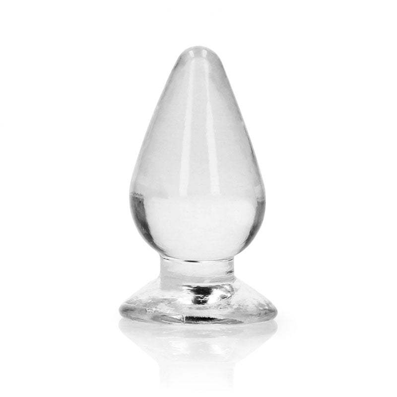 Realrock Crystal Clear 9 cm Suction Cup Anal Plug > Anal Range > Butt Plugs - Tophatter Daily Deals