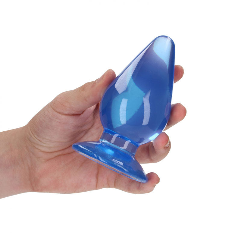 Realrock Crystal Clear 11.5 cm Suction Cup Butt Plug > Anal Range > Butt Plugs - Tophatter Daily Deals
