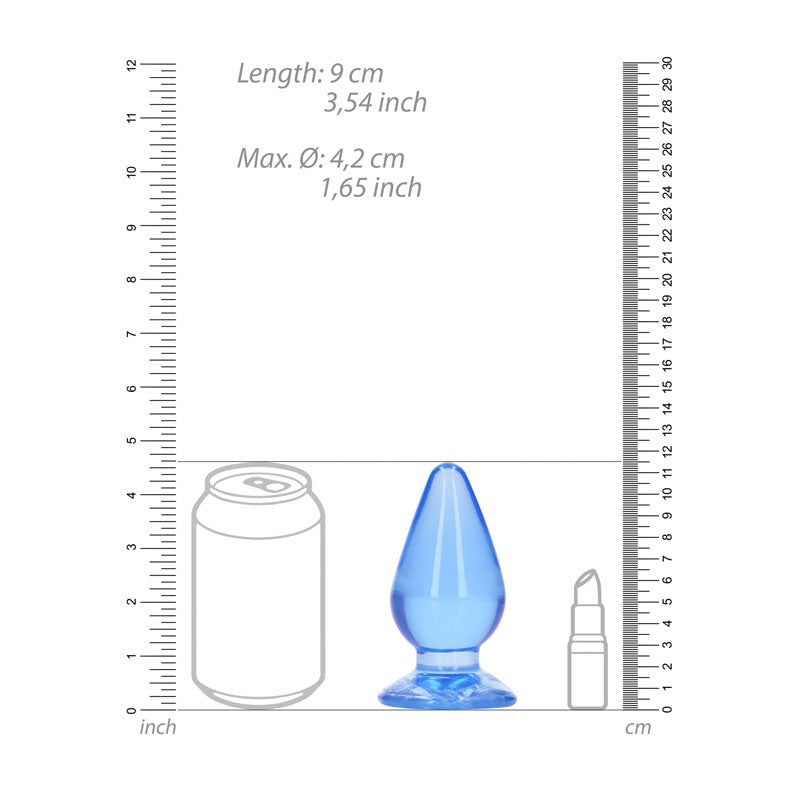 Realrock Crystal Clear 11.5 cm Suction Cup Butt Plug > Anal Range > Butt Plugs - Tophatter Daily Deals
