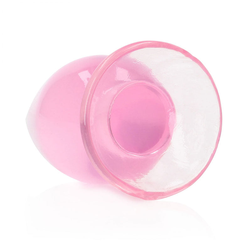 Realrock Crystal Clear 4.5 Inch Suction Cup Butt Plug > Anal Range > Butt Plugs - Tophatter Daily Deals