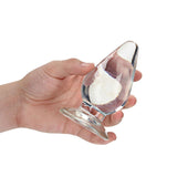 RealRock Crystal Clear 11.5 cm Suction Base Butt Plug > Anal Range > Butt Plugs - Tophatter Daily Deals