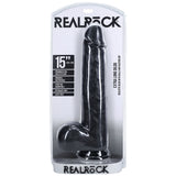 RealRock 38cm Extra Long Dildo with Balls – 15 Inch Dildo > Dildos > Oversized Toys - Tophatter Daily Deals