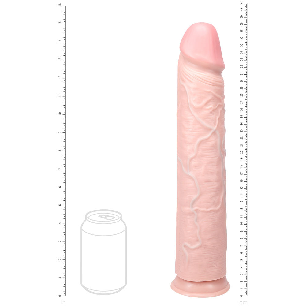 RealRock Extra Long No Balls Realistic Dildo 15 Inch Flesh Color > Dildos > Oversized Toys - Tophatter Daily Deals