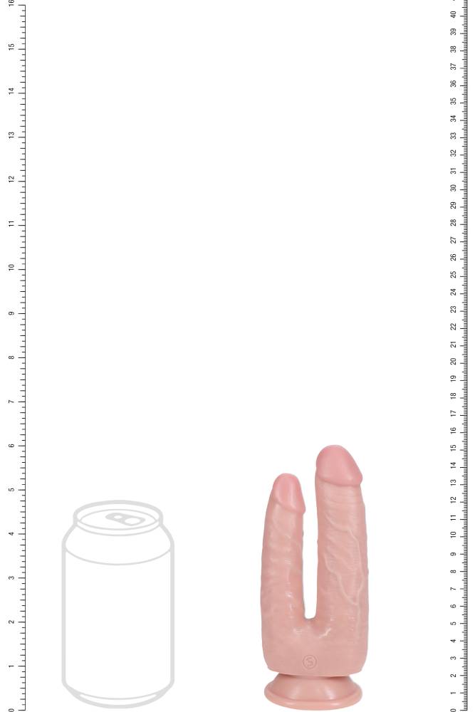 Shots Toys - RealRock - Double Trouble 5/6 inch Double Penetration Dildo - Various Colors Sex Toy - Tophatter Daily Deals