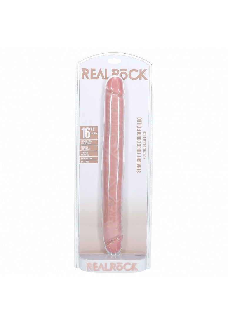 Realrock 40cm Thick Double Dildo Flesh > Dildos > Double Dildos - Tophatter Daily Deals
