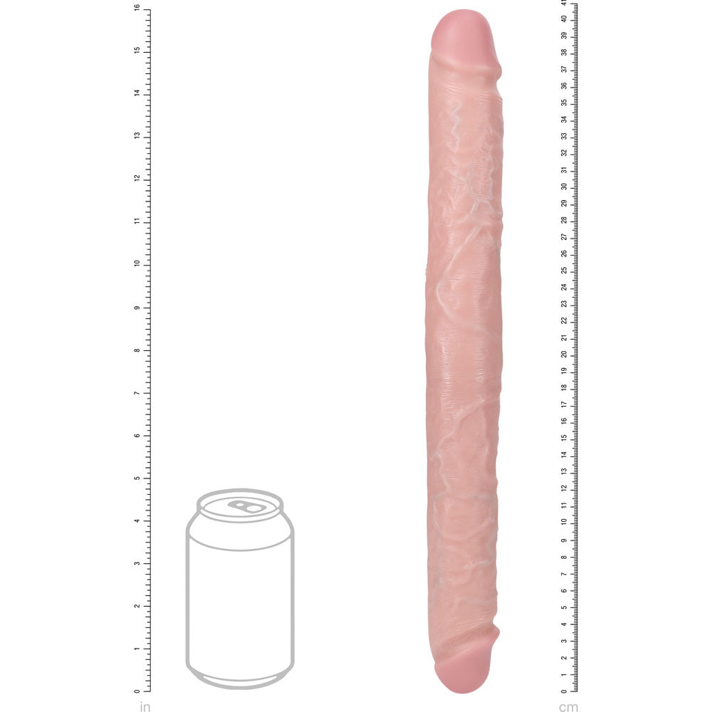 Realrock 40cm Thick Double Dildo Flesh > Dildos > Double Dildos - Tophatter Daily Deals