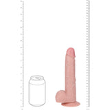 REALROCK 23cm Vibrating Cock + Balls - 9 Inch Dildo > Vibrators > Realistic Vibrators - Tophatter Daily Deals