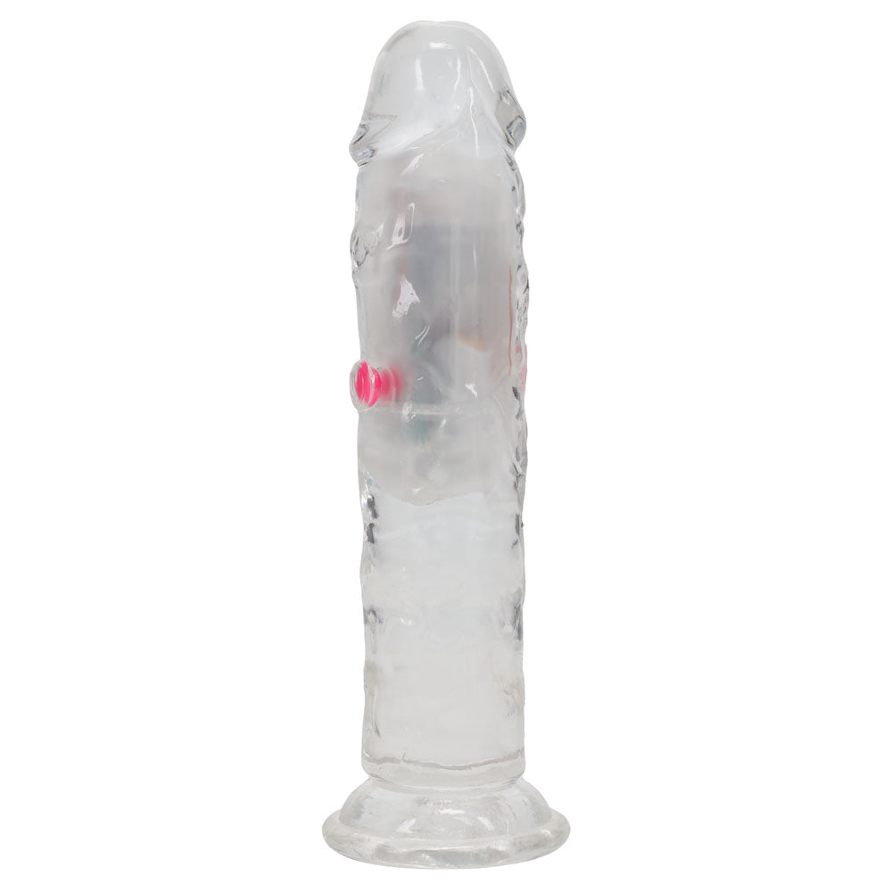 Realrock 6 Inch Clear Wireless LED Vibrating Dong > Vibrators > Realistic Vibrators - Tophatter Daily Deals