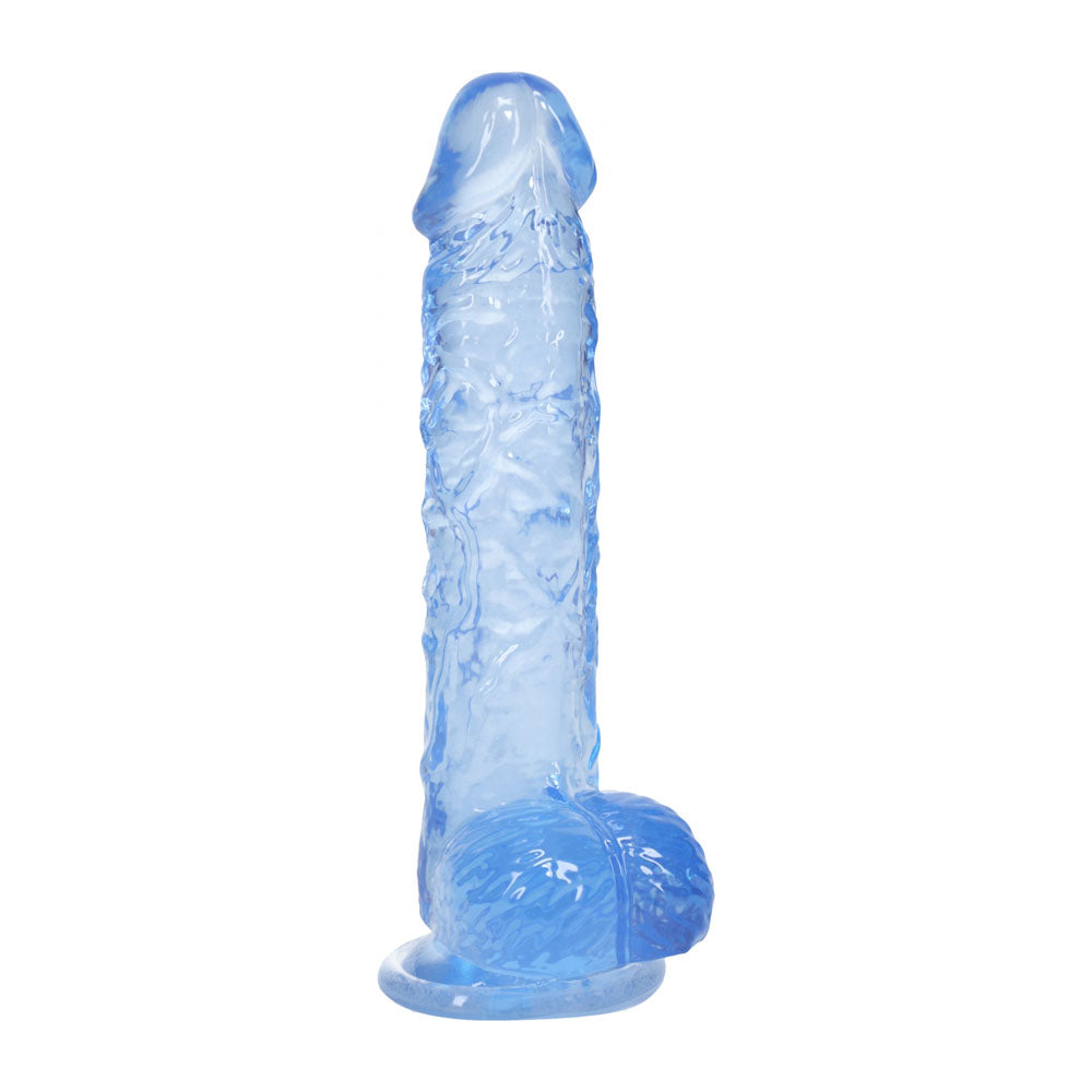 RealRock Crystal Clear (Clear) – 5 Inch Suction Cup Dildo With Balls > Dildos > Slim Dildos - Tophatter Daily Deals