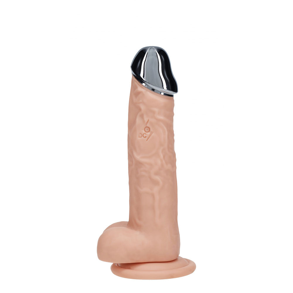 RealRock Metal Head 6 Inch Rechargeable Vibrating Dildo with Remote > Dildos > Realistic Dildos - Tophatter Daily Deals