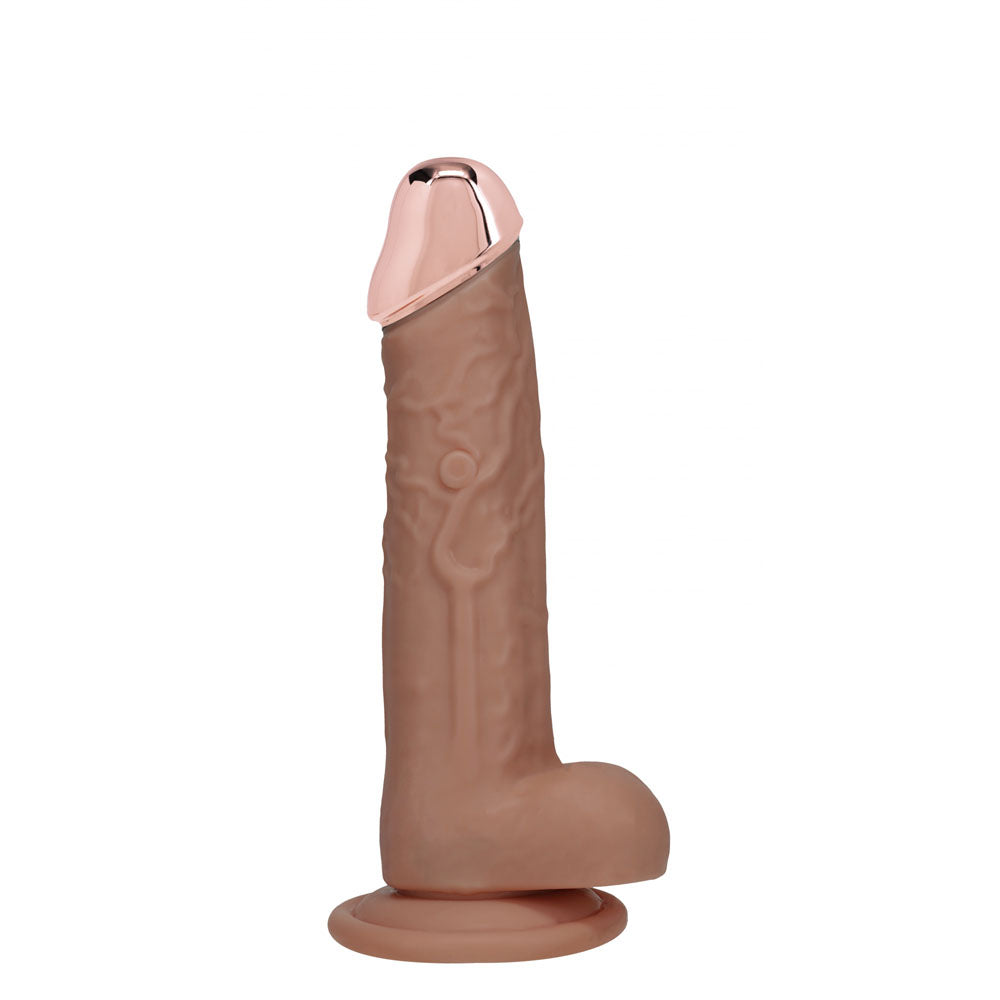 RealRock Metal Head 6 Inch USB Rechargeable Vibrating Dildo with Remote > Dildos > Realistic Dildos - Tophatter Daily Deals
