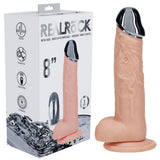 RealRock Metal Head 8 Inch Rechargeable Dildo – Wireless Remote Vibrating Dildo > Dildos > Realistic Dildos - Tophatter Daily Deals