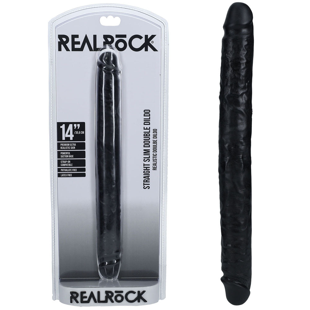 REALROCK 35cm Slim Double Dildo > Dildos > Double Dildos - Tophatter Daily Deals