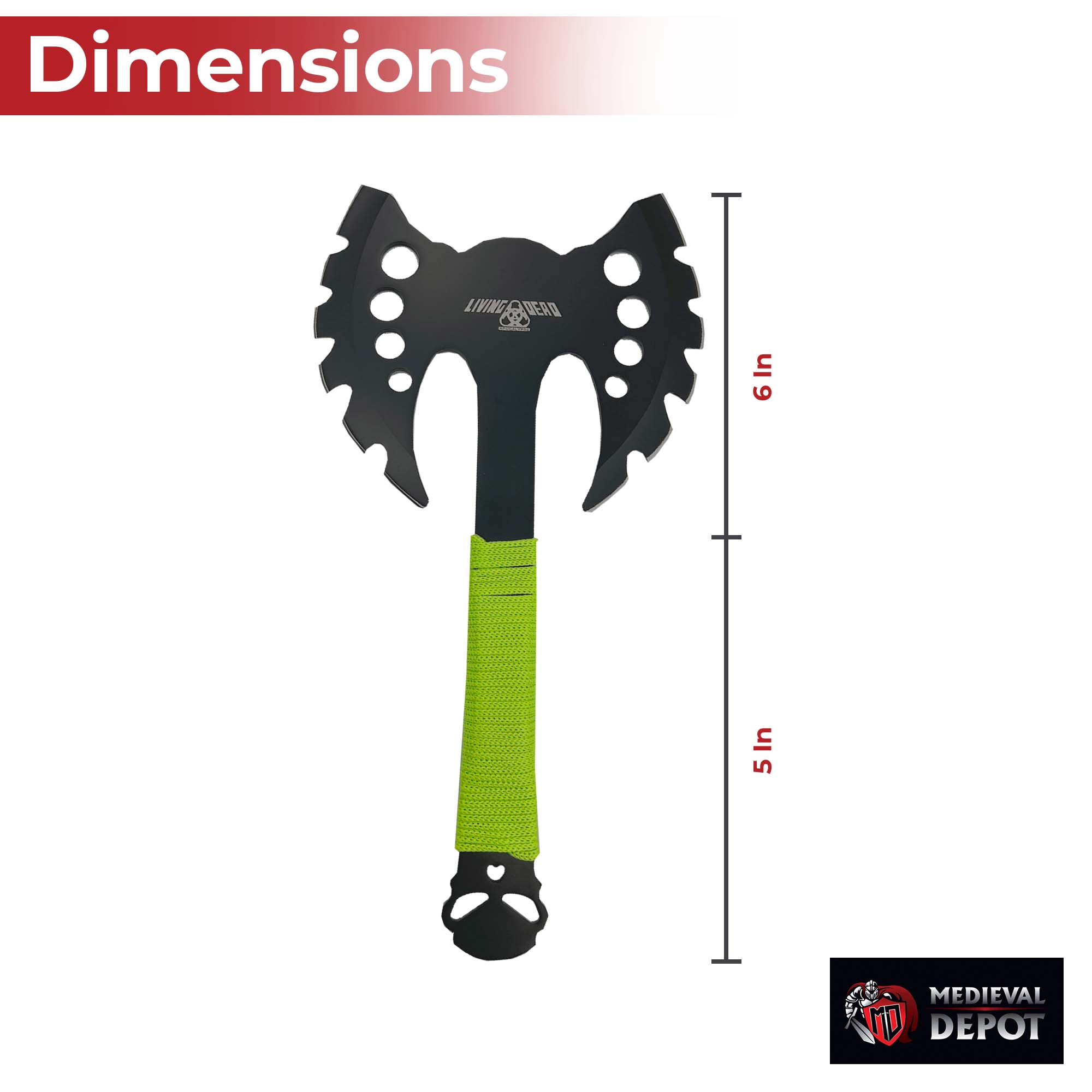 Recon Double Headed Throwing Axe outdoor gear - Tophatter Daily Deals