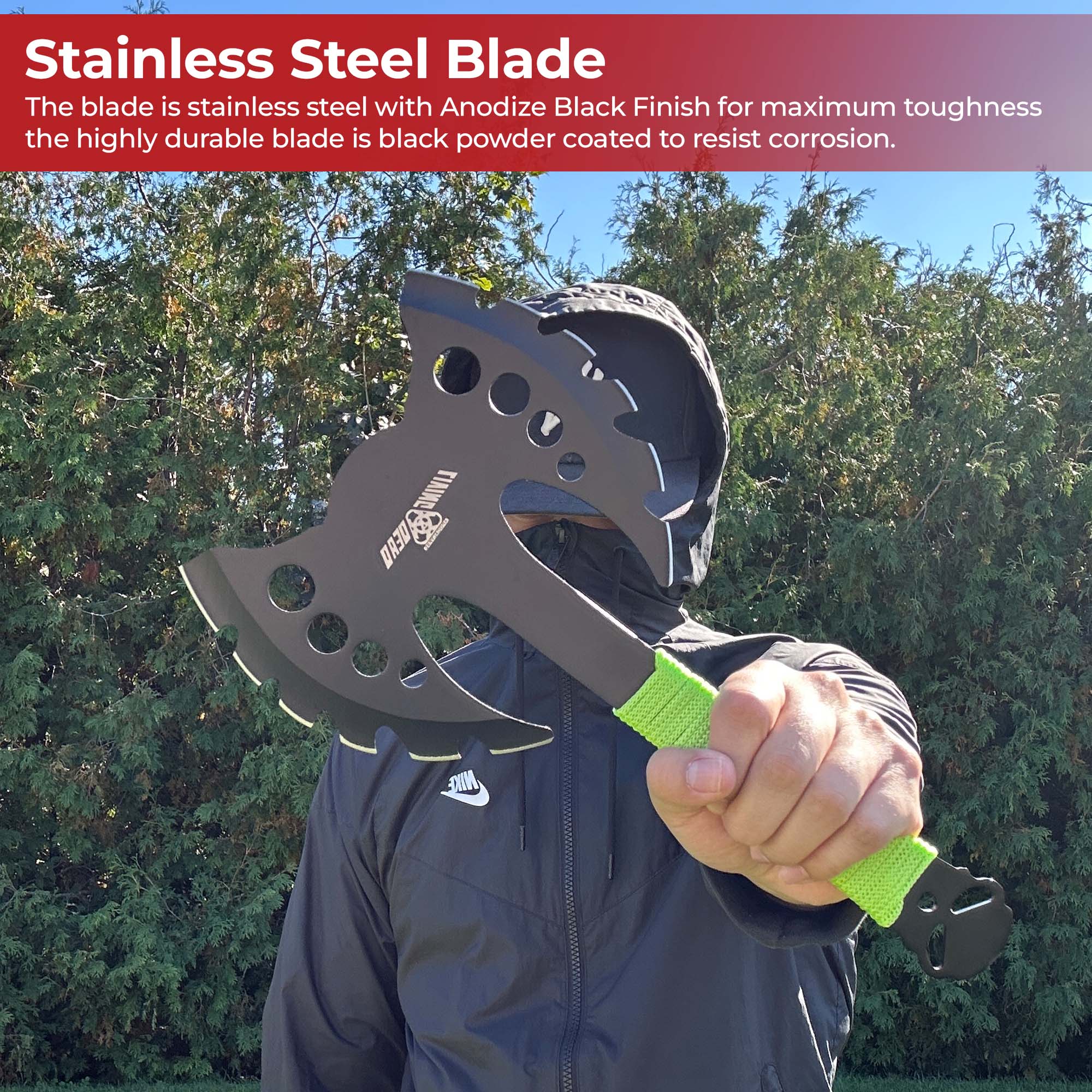 Recon Double Headed Throwing Axe outdoor gear - Tophatter Daily Deals
