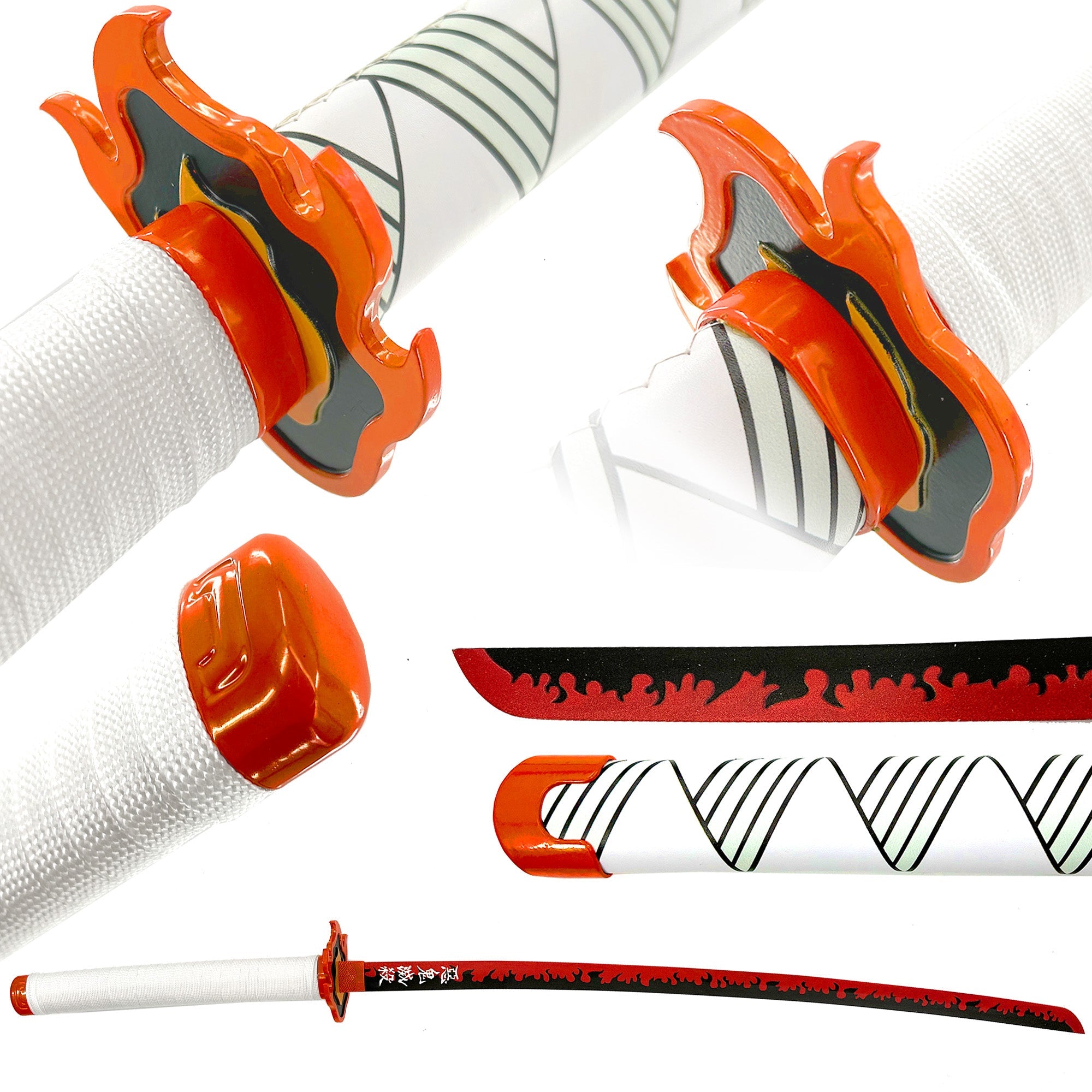 Rengoku Blaze Demon Slayer Katana Swords - Tophatter Daily Deals