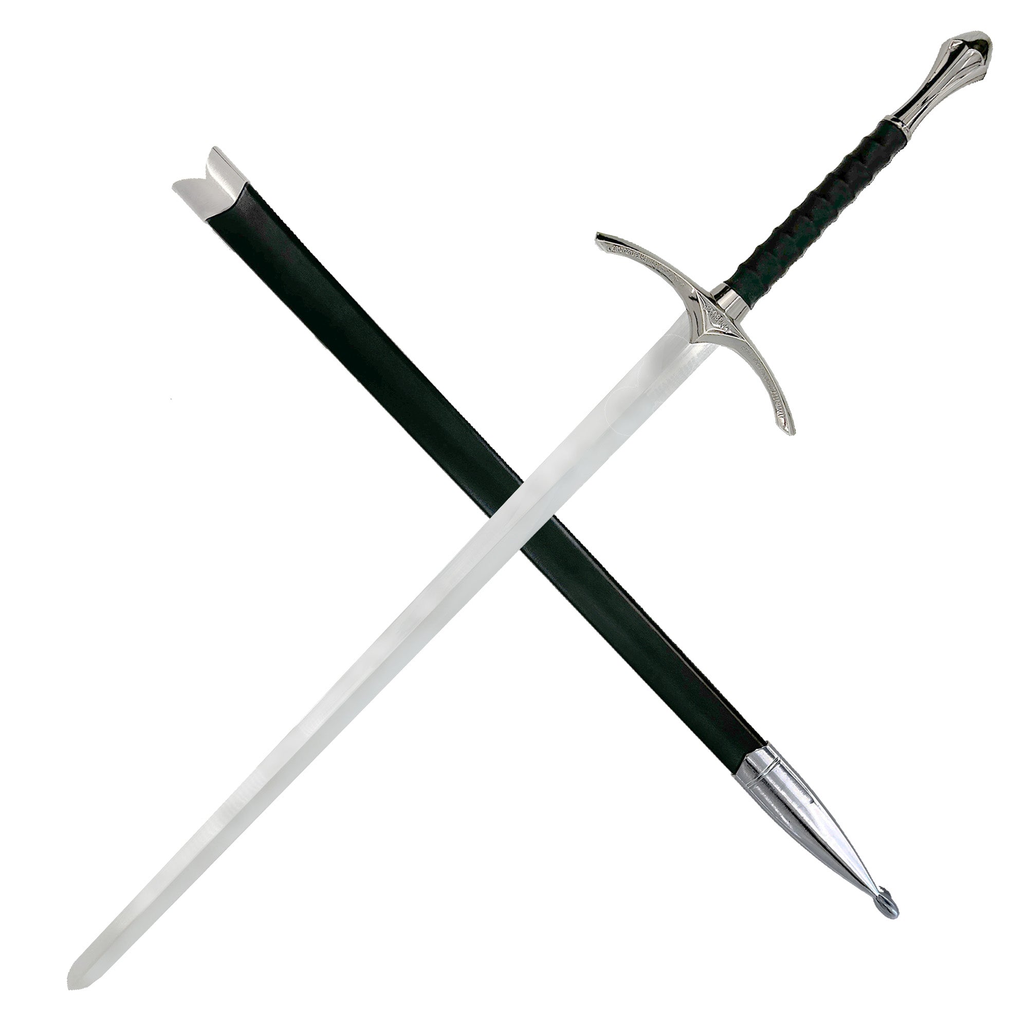 Replica Glamdring Gandalf Sword with Black Scabbard swords - Tophatter Daily Deals