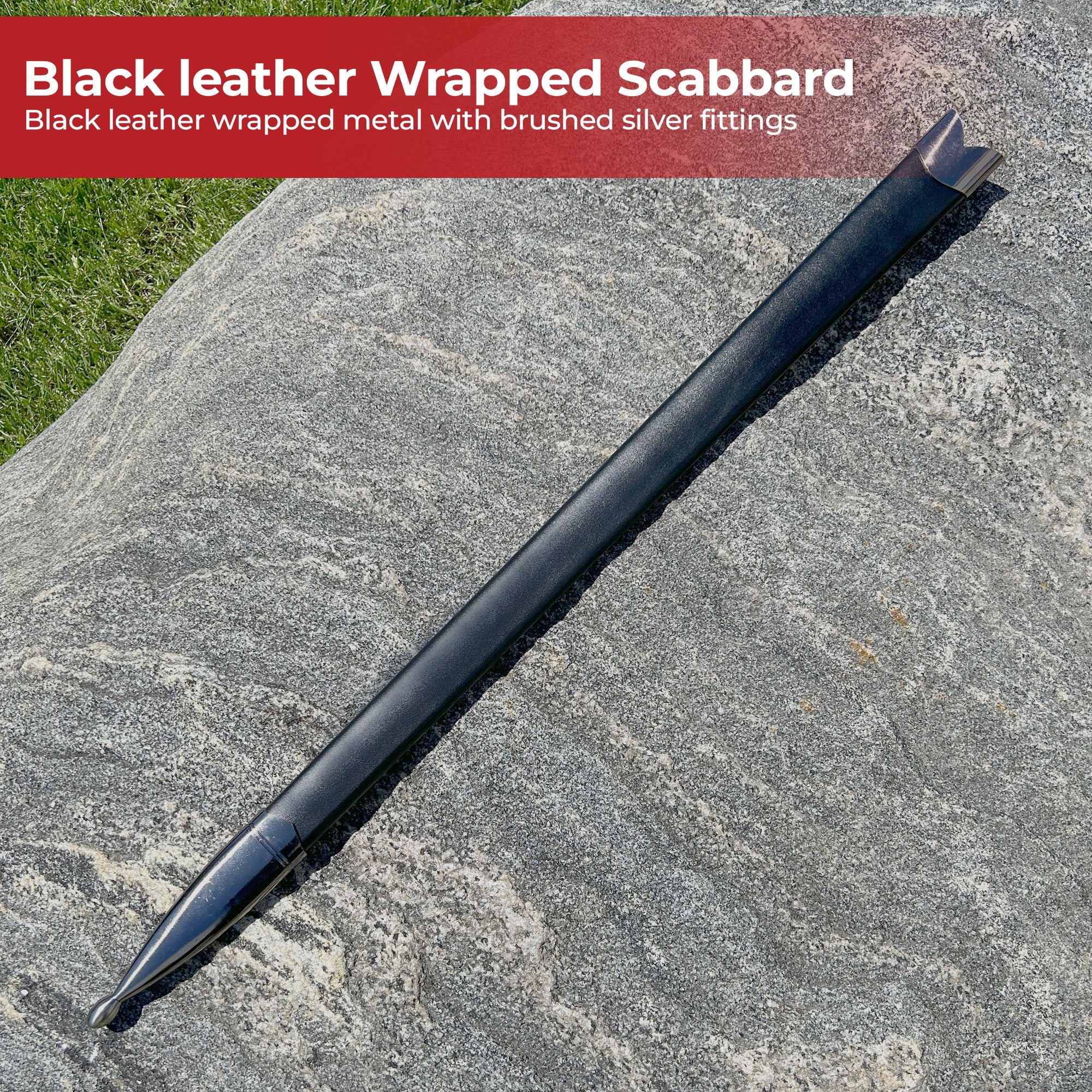 Replica Glamdring Gandalf Sword with Black Scabbard swords - Tophatter Daily Deals