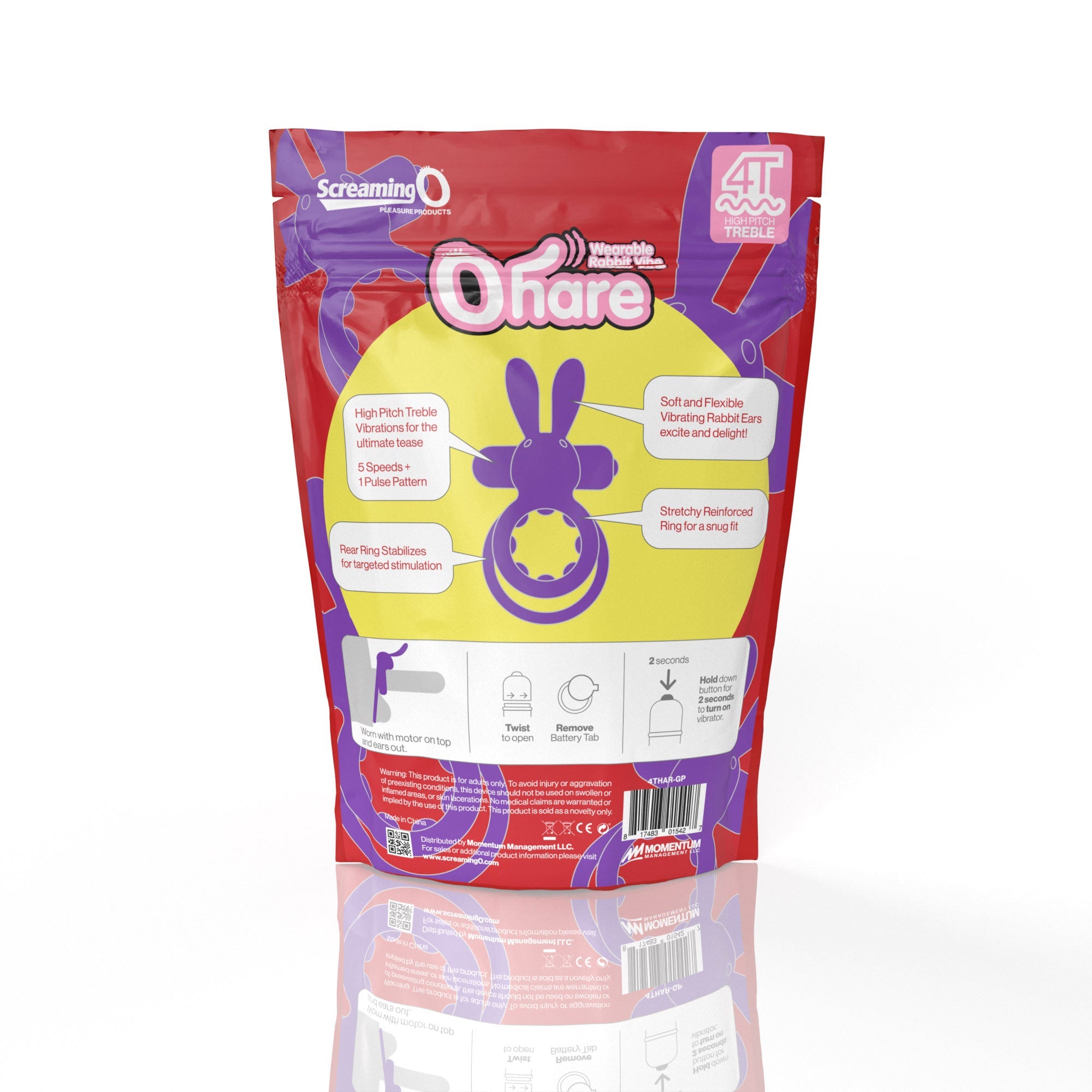 Ohare 4T High Pitch Treble (Grape) > Sex Toys > Couples Toys - Tophatter Daily Deals