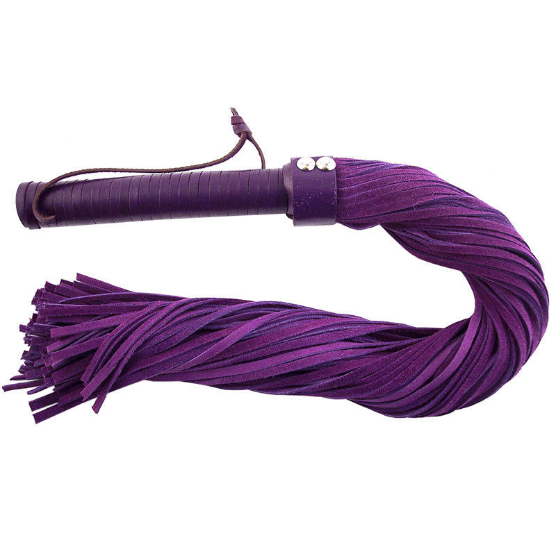 Rouge Garments Suede Flogger 27 Inch Whip > Bondage Gear > Whips & Floggers - Tophatter Daily Deals