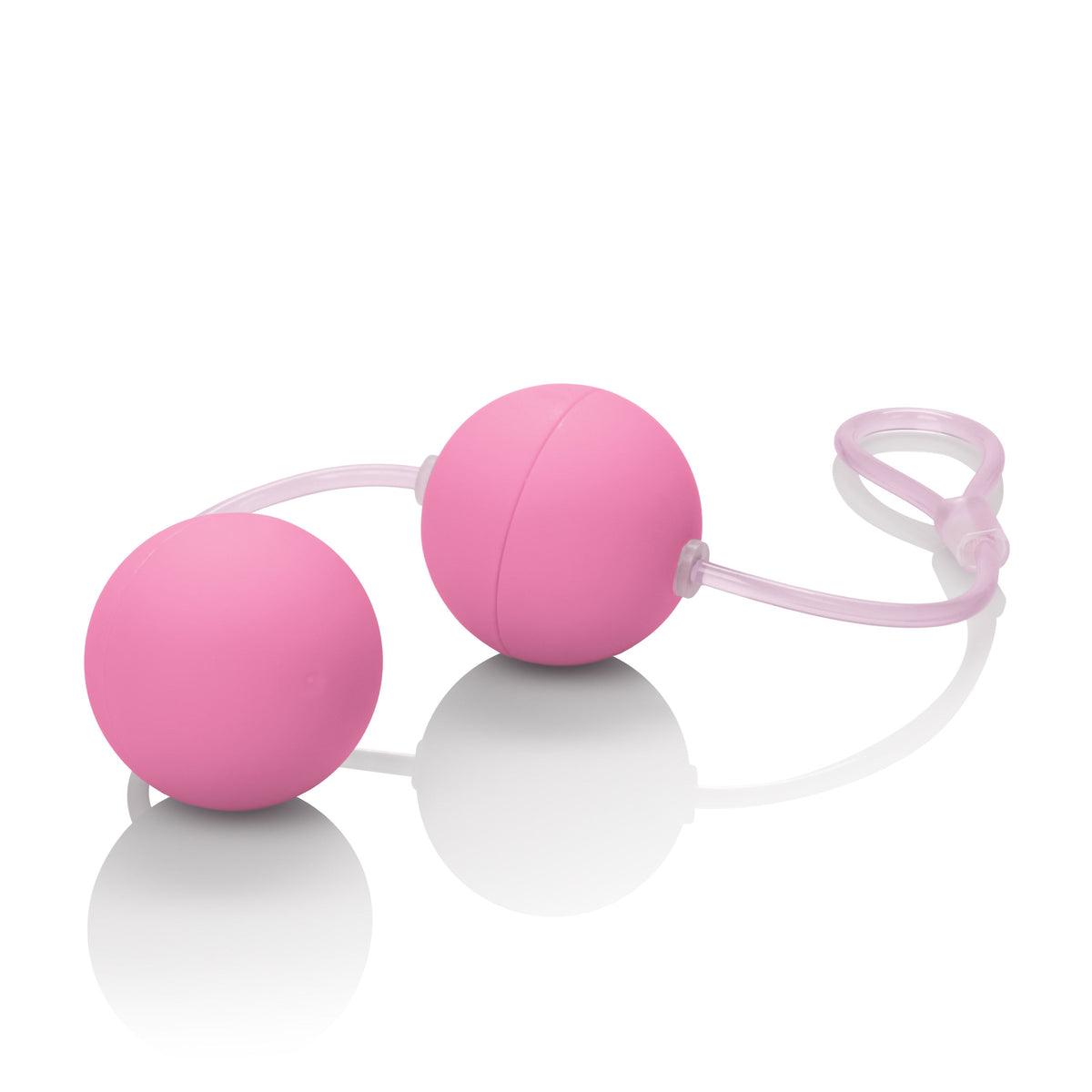 First Time Love Balls Duo Lover Pink 1.25 Inch Sculpted Kegel Balls with Retrieval Cord > Sex Toys For Ladies > Kegel Exercise - Tophatter Daily Deals