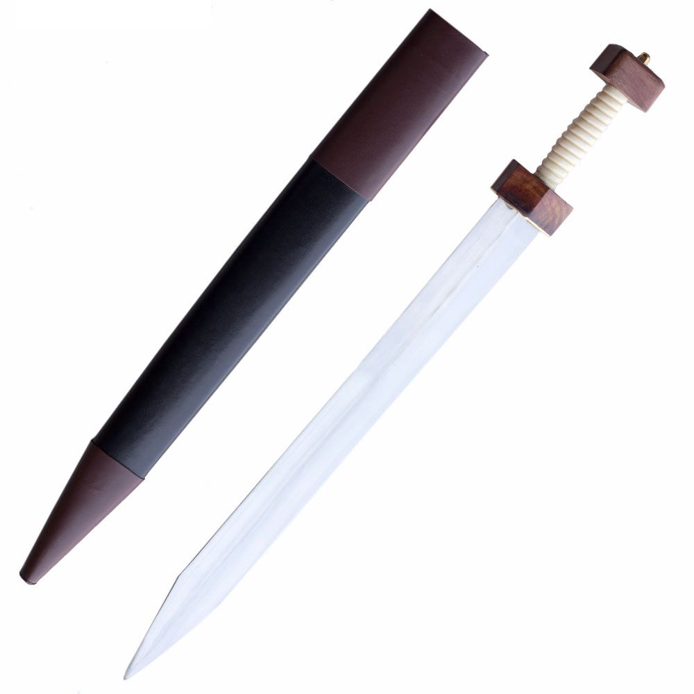 Roman Caesar Gladius Sword with Scabbard - Tophatter's Guns'N'Weapons Store Collectible Weapons - Tophatter Daily Deals